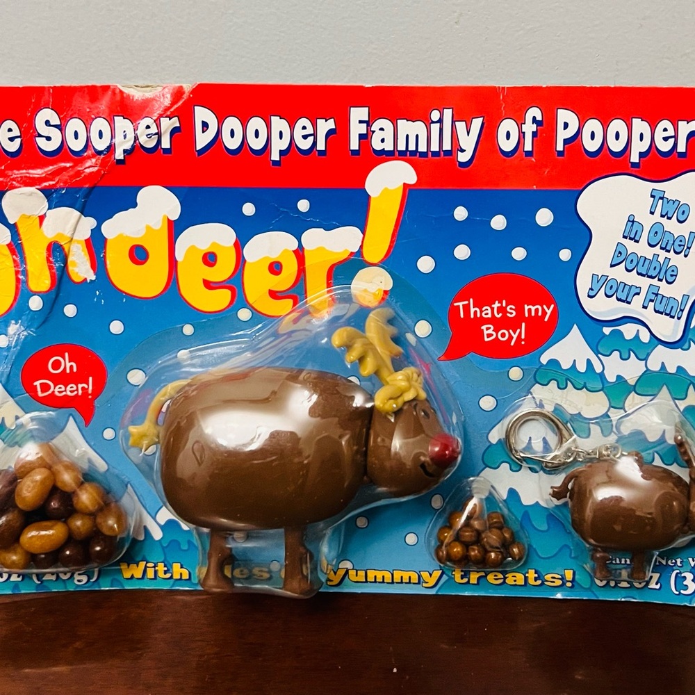 Vintage RARE the Sooper  Dooper Family Of Poopers! Candy Dispenser